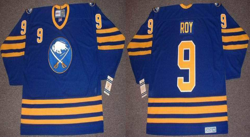 2019 Men Buffalo Sabres 9 Roy blue CCM NHL jerseys